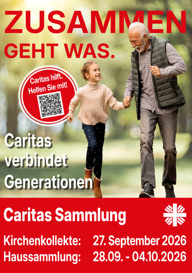 Caritas Herbstsammlung vom 28.09 – 04.10.2026